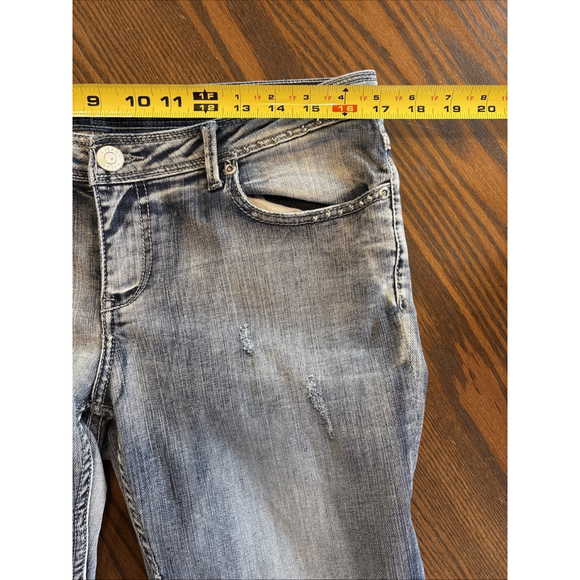 Vigoss Studio Jeans Size 9 Blue Medium Wash Low Rise Skinny Jeans - Picture 5 of 9